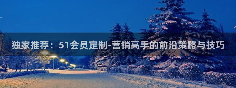 独家推荐：51会员定制-营销高手的前沿策略与技巧